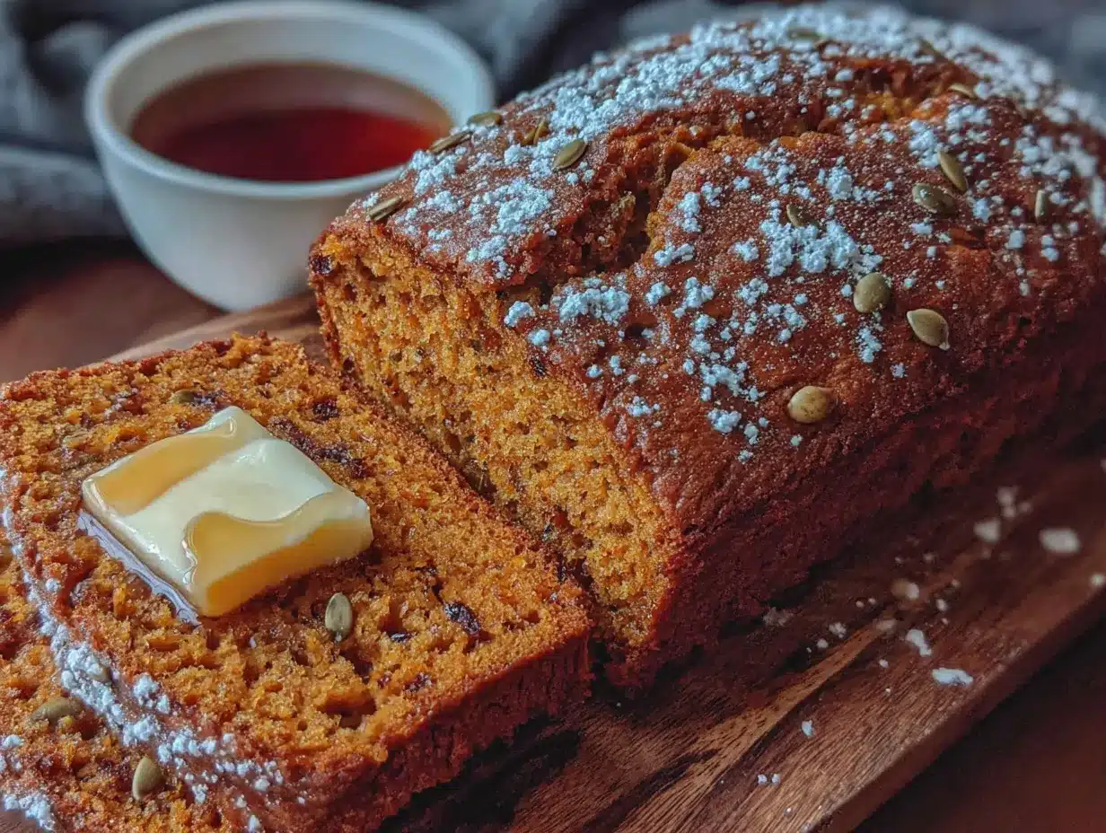 cozy small-batch pumpkin bread with maple butter preparation steps