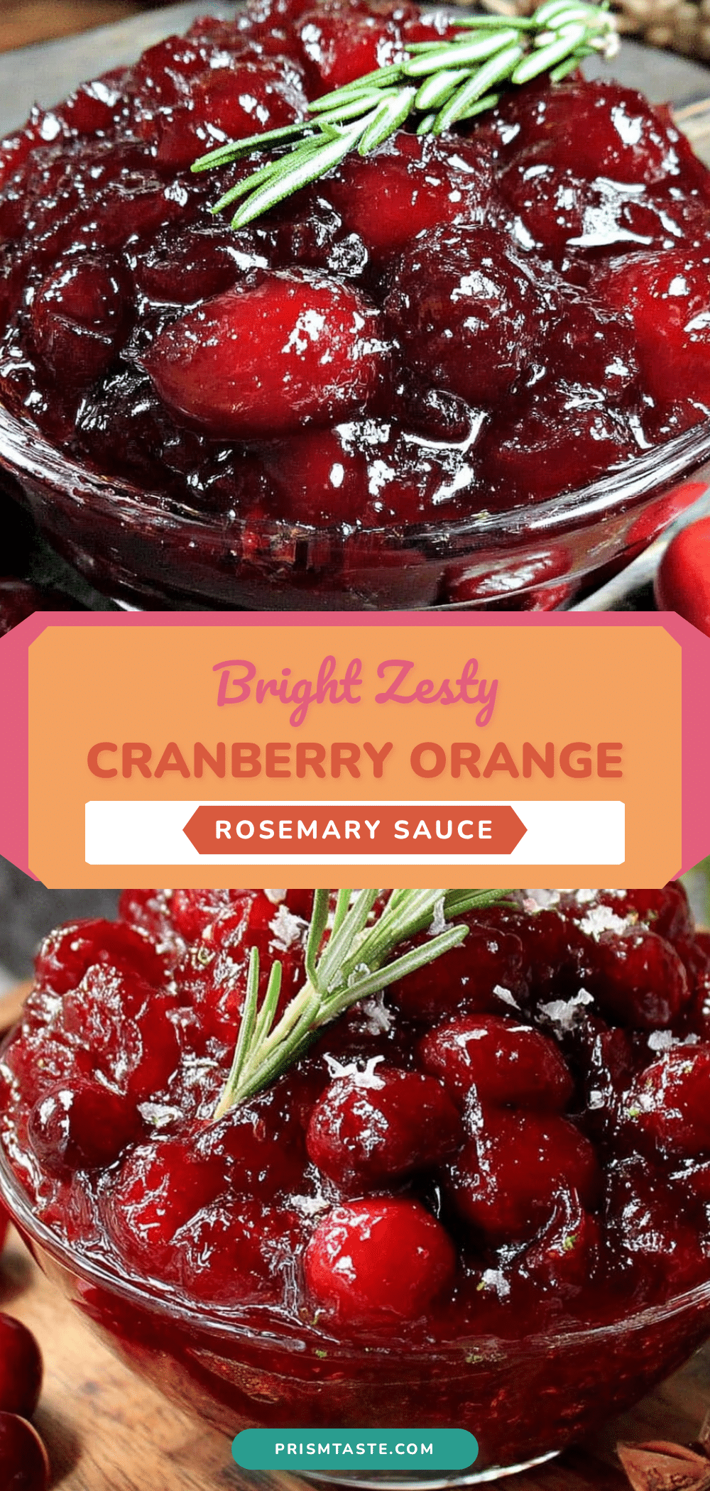 cranberry orange rosemary sauce recipe
