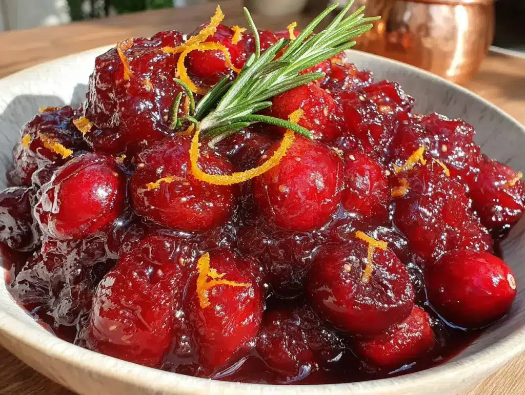 cranberry orange sauce - featured image