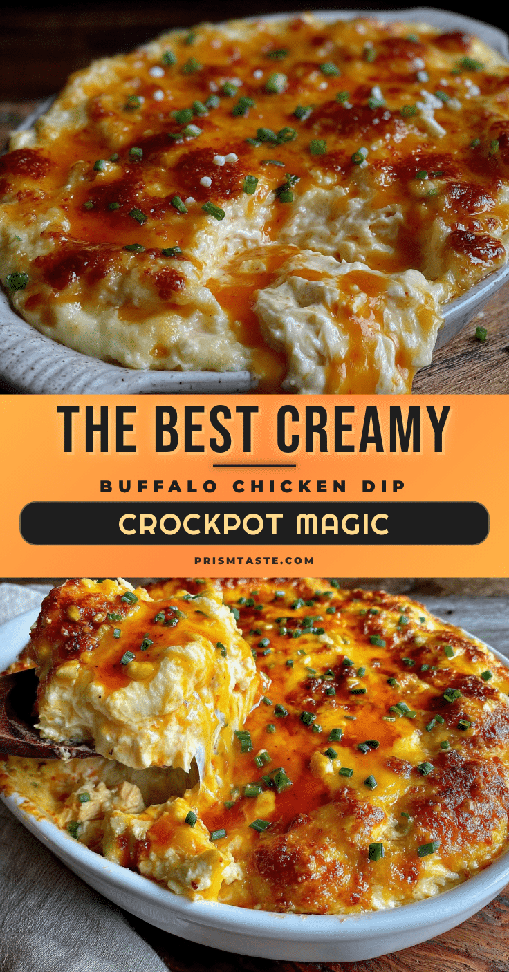 creamy buffalo chicken dip crockpot recipe