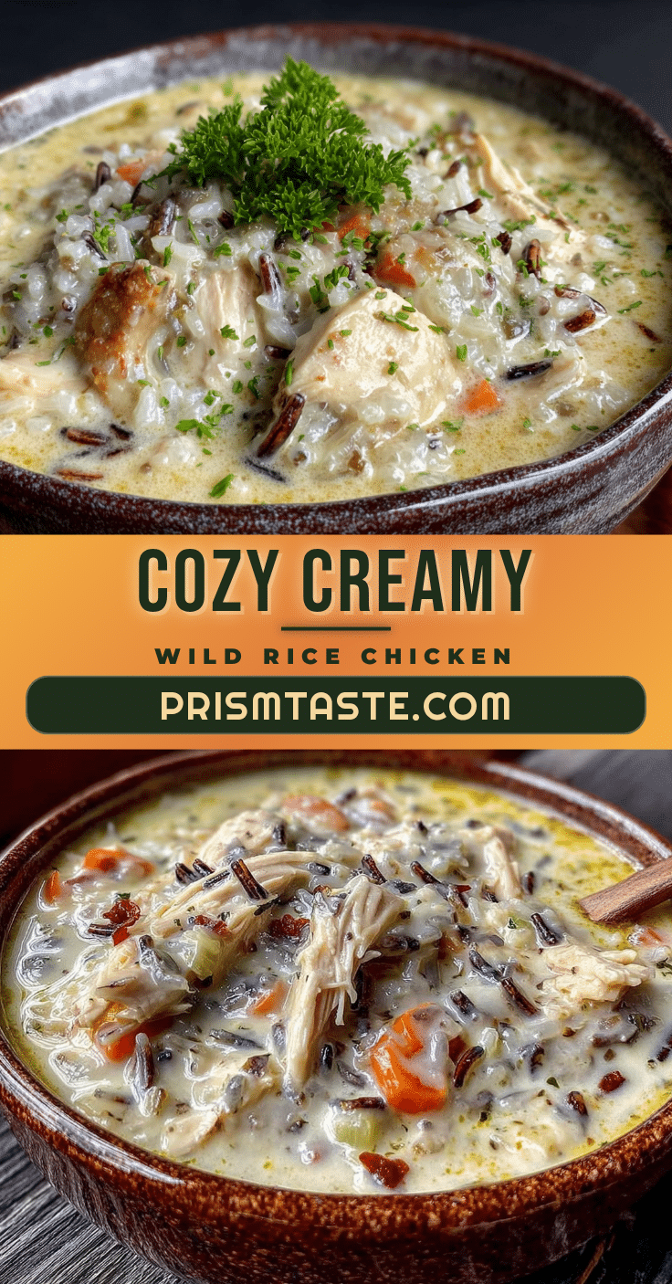 creamy chicken and wild rice soup recipe
