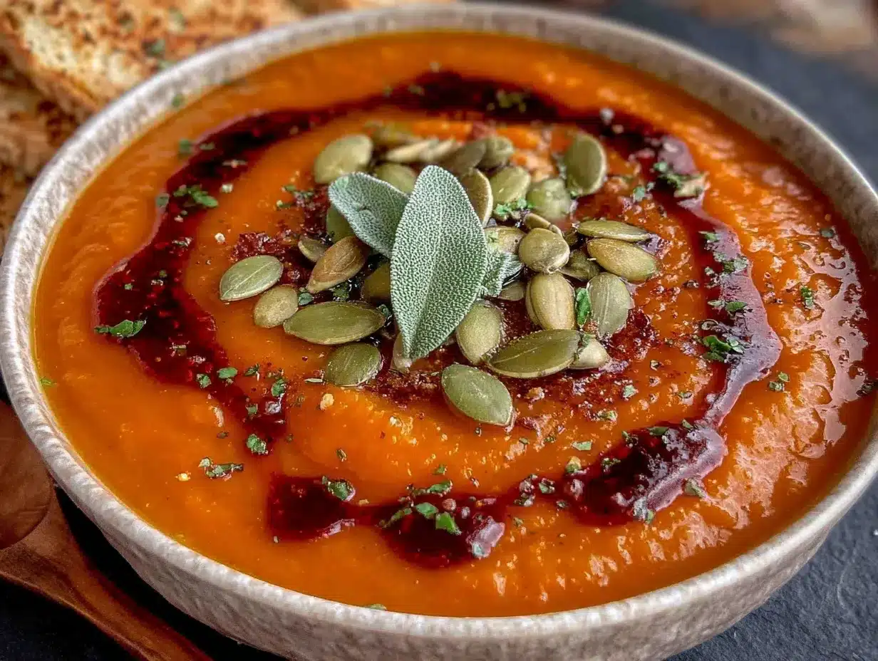 creamy honeynut squash soup preparation steps