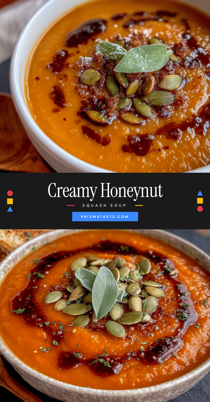 creamy honeynut squash soup recipe