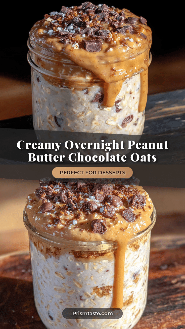 creamy overnight peanut butter chocolate chip oats recipe