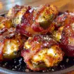 crispy bacon-wrapped jalapeno popper bites - featured image
