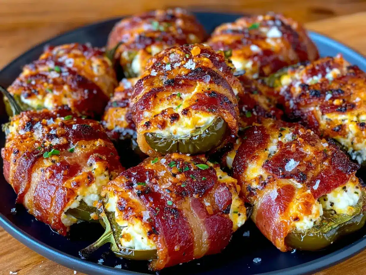 crispy bacon-wrapped jalapeno popper bites preparation steps