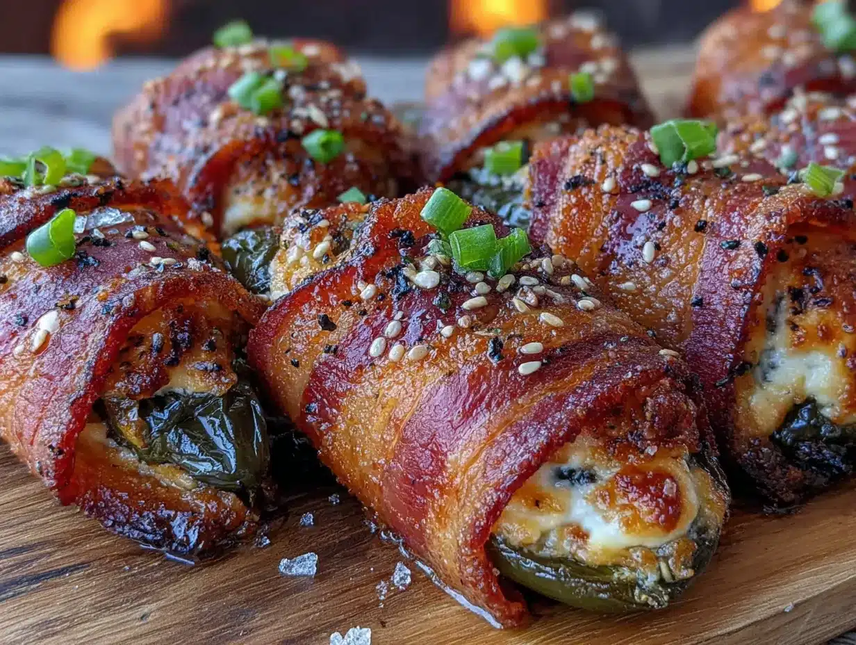 crispy bacon wrapped jalapeno poppers preparation steps