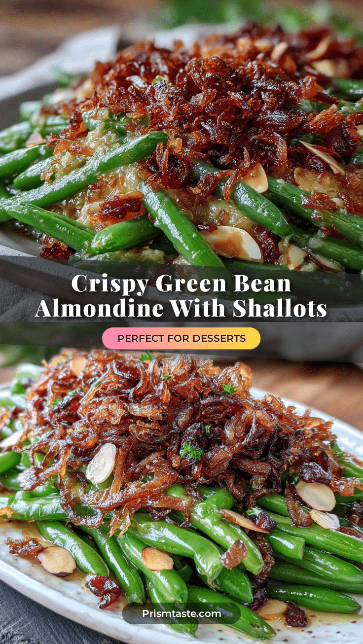 crispy green bean almondine recipe