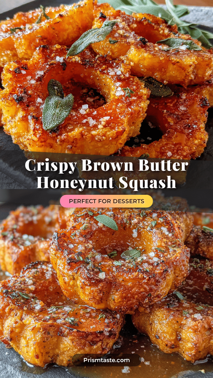 crispy honeynut squash with brown butter recipe