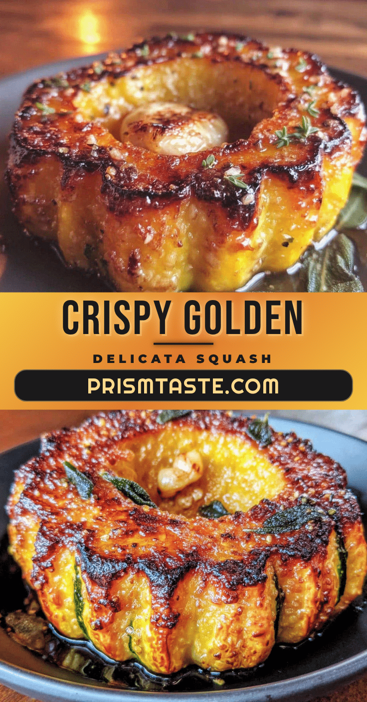 crispy roasted delicata squash rings recipe