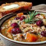 crockpot fall harvest chicken stew - featured image
