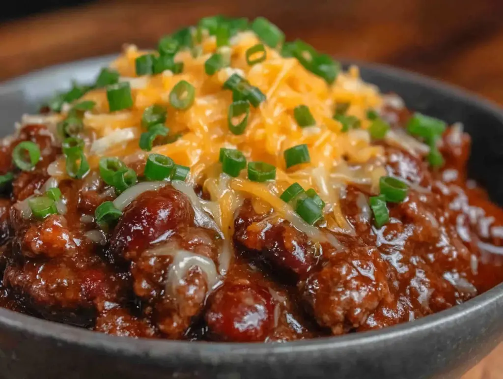 crockpot football chili - featured image