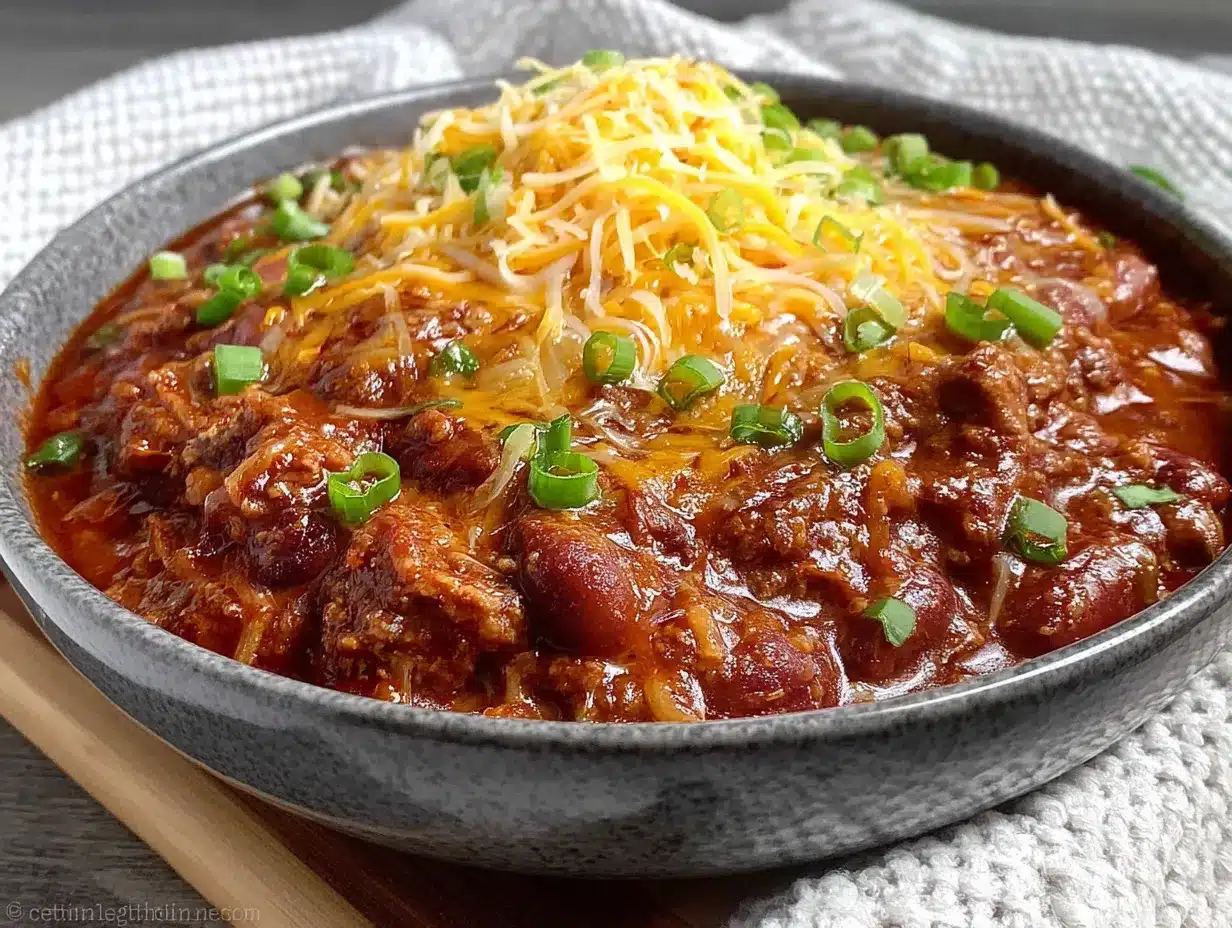crockpot football chili preparation steps