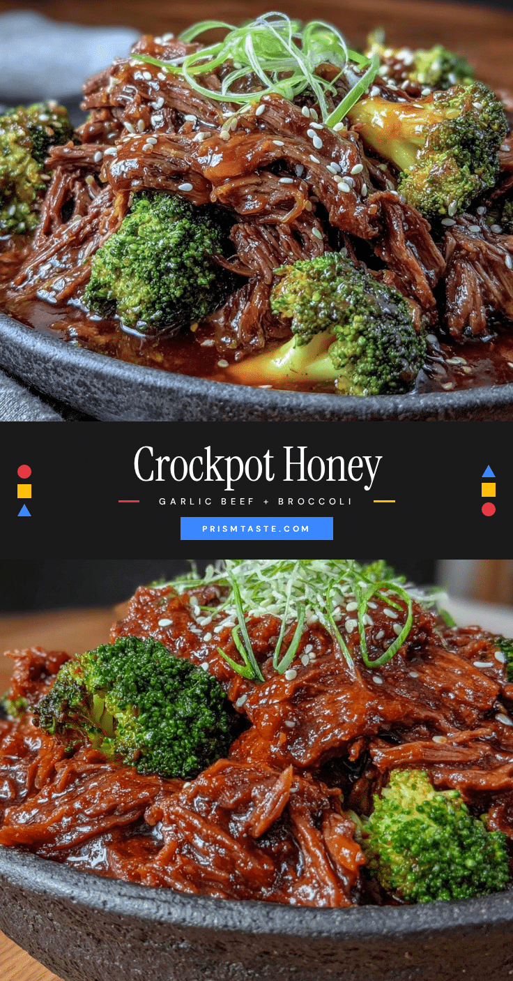 crockpot honey garlic beef and broccoli recipe