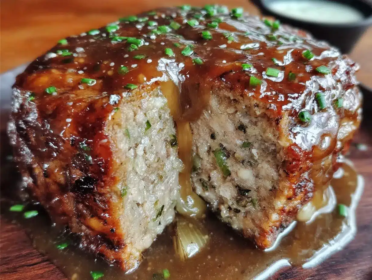 crockpot turkey meatloaf with brown sugar glaze preparation steps