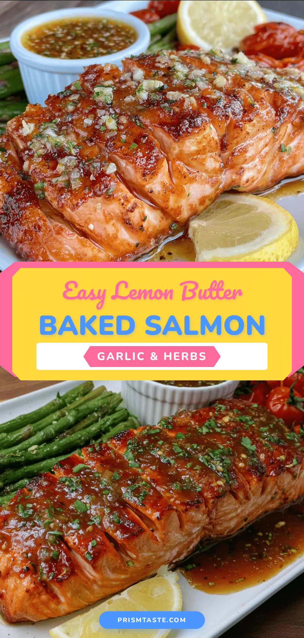 easy lemon butter baked salmon recipe