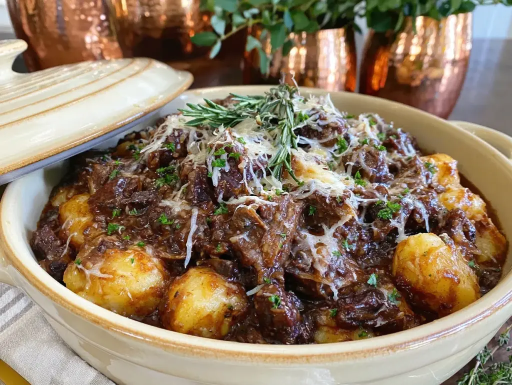 easy set it and forget it beef rice casserole - featured image