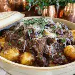 easy set it and forget it beef rice casserole - featured image