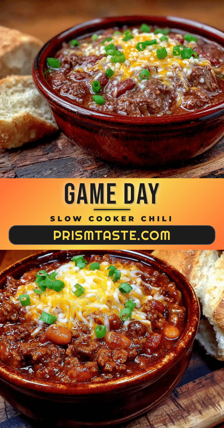 easy slow cooker football chili recipe
