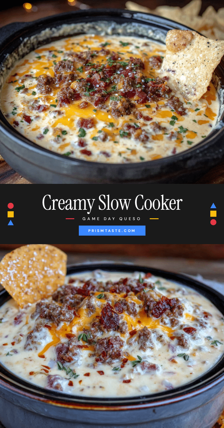 easy slow cooker queso dip recipe