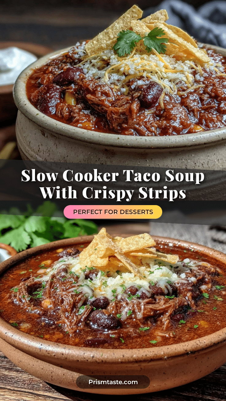 easy slow cooker taco soup recipe