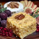 easy thanksgiving charcuterie board with fall fruits - featured image