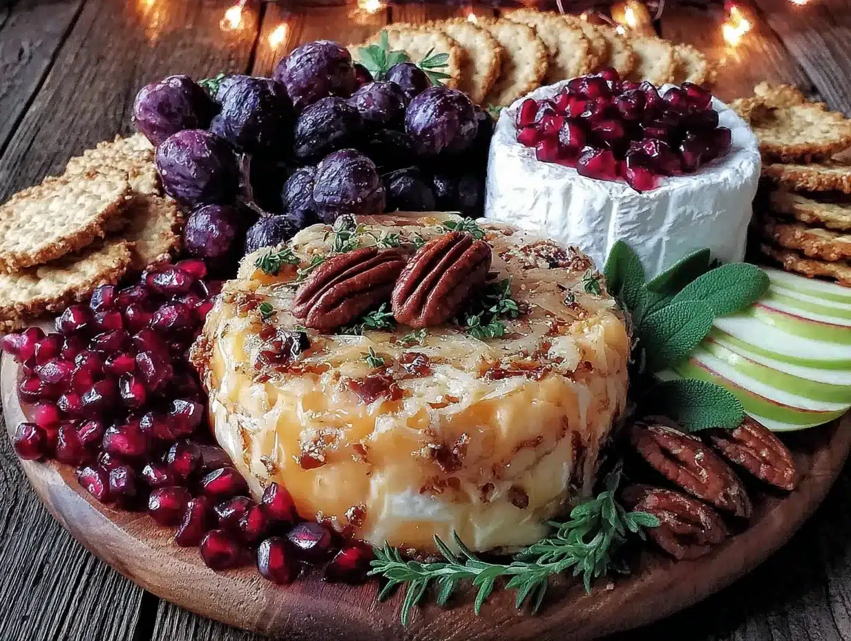 easy thanksgiving charcuterie board with fall fruits preparation steps