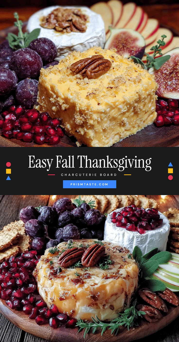 easy thanksgiving charcuterie board with fall fruits recipe