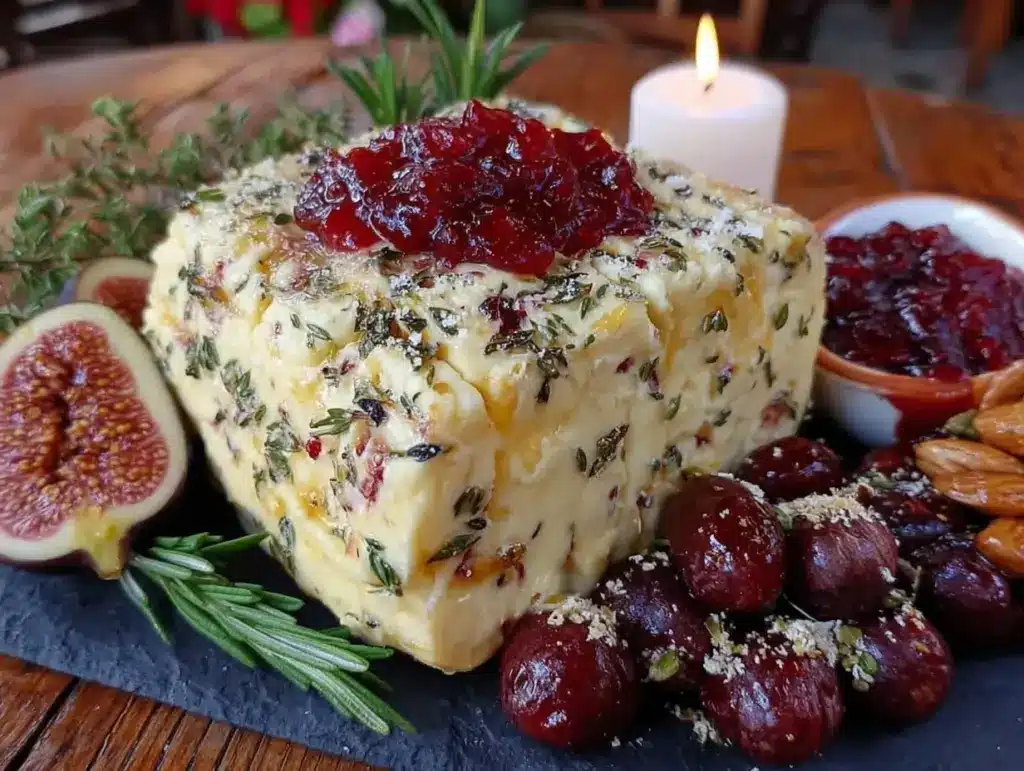 fall charcuterie board with figs and honey - featured image