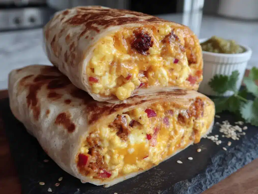 freezer breakfast burritos - featured image