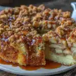 German apple streusel cake - featured image