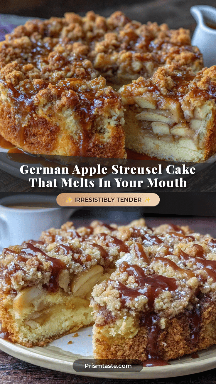 German apple streusel cake recipe