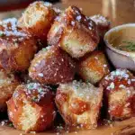 German Pretzel Bites with Beer Cheese Dip - featured image