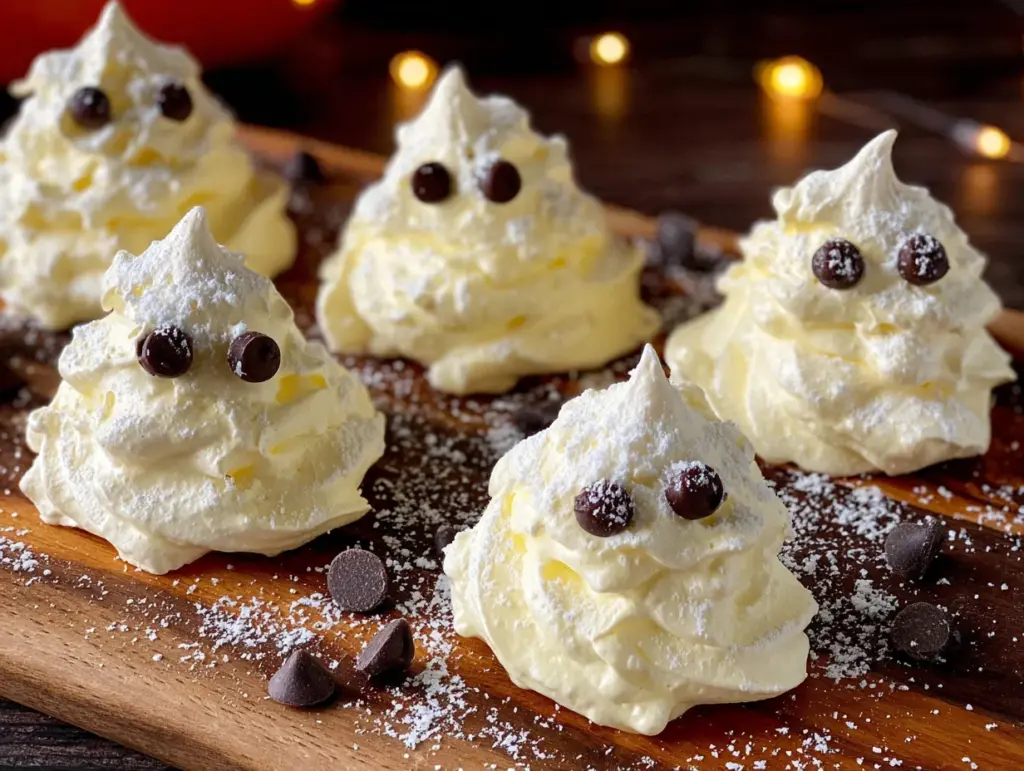 ghost meringue cookies - featured image