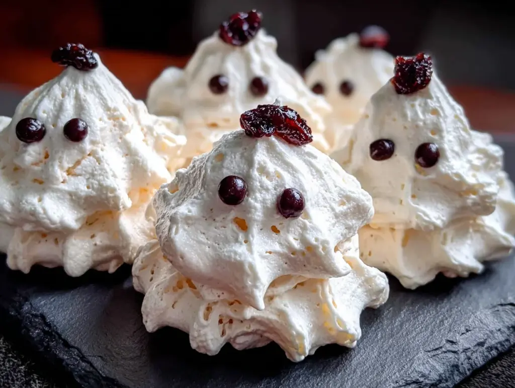 ghost meringue cookies - featured image