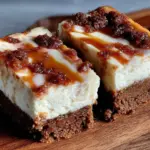 gingerbread cheesecake bars - featured image