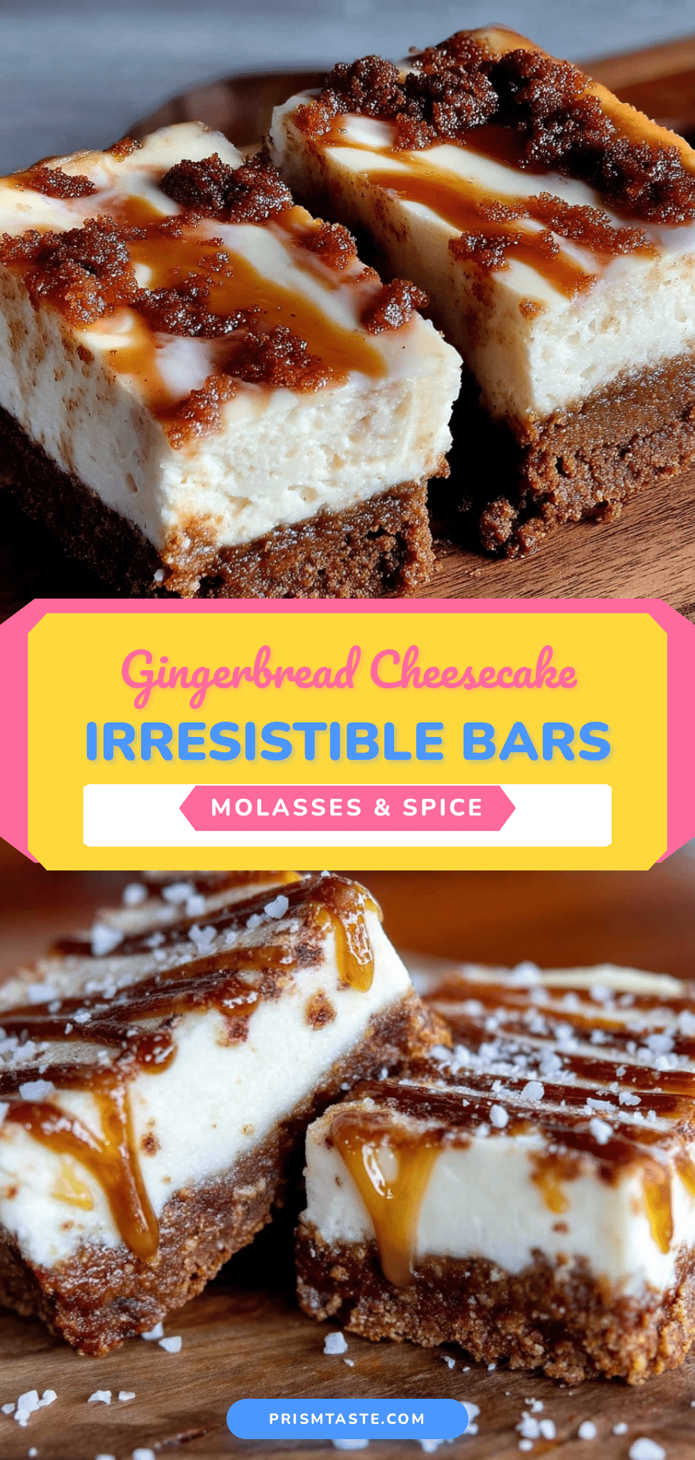 gingerbread cheesecake bars recipe