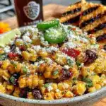 grilled corn and black bean salad - featured image