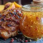habanero peach hot sauce - featured image