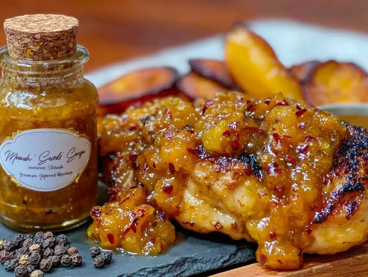 habanero peach hot sauce preparation steps