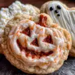 Halloween sugar cookies with royal icing - featured image