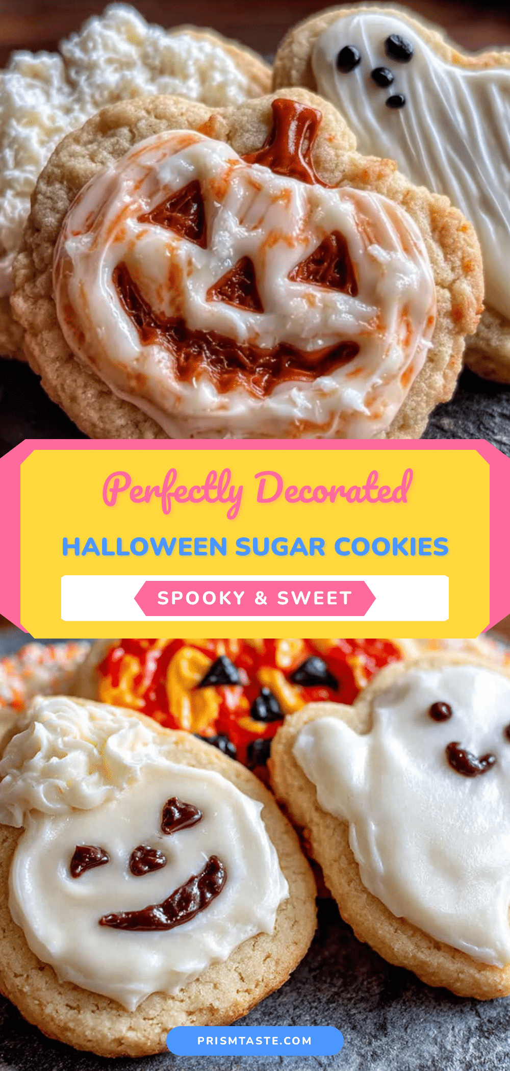 Halloween sugar cookies with royal icing recipe