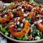 harvest salad with roasted squash and cranberries - featured image