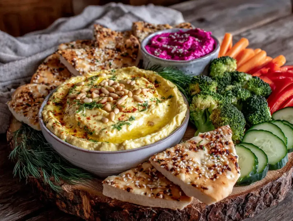 healthy game day snack board - featured image