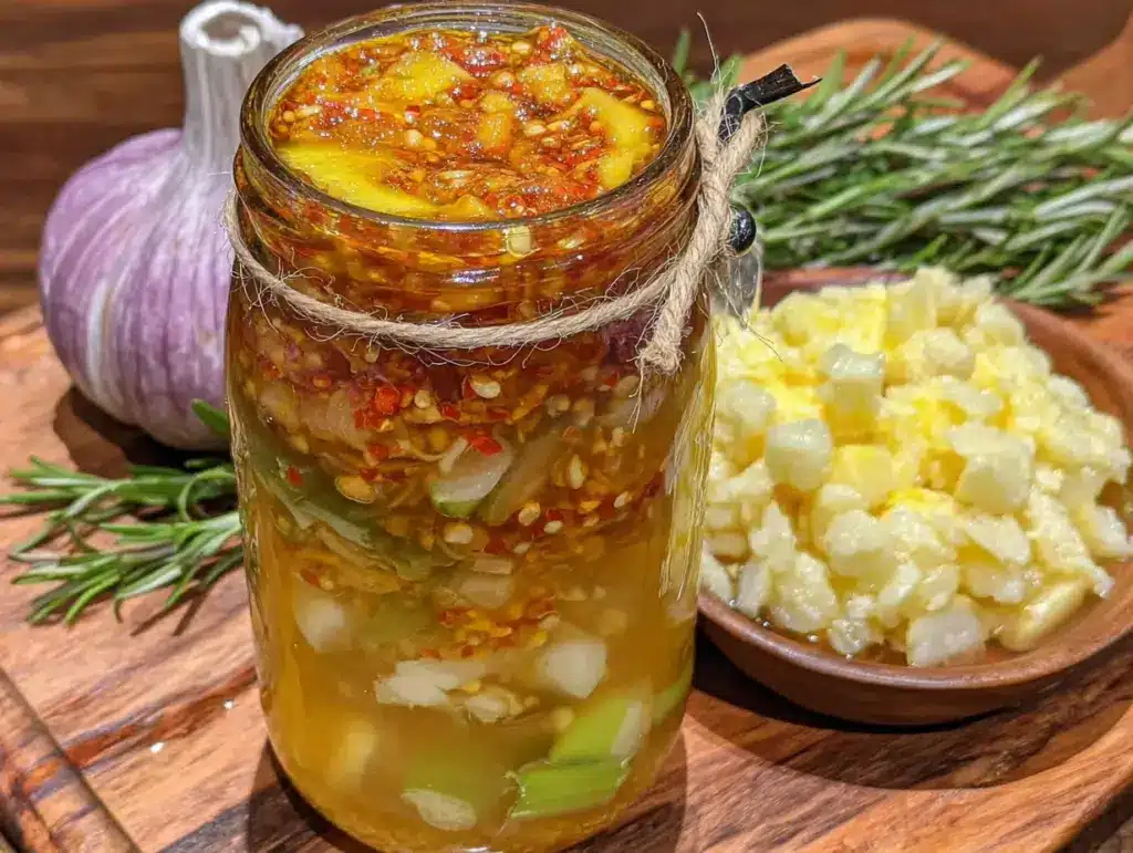 homemade fire cider tonic with ginger and turmeric - featured image