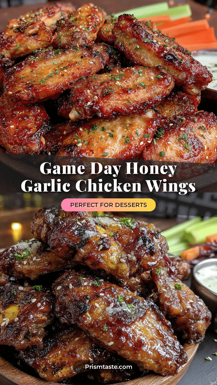 honey garlic glazed chicken wings recipe