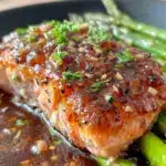 honey garlic salmon - featured image