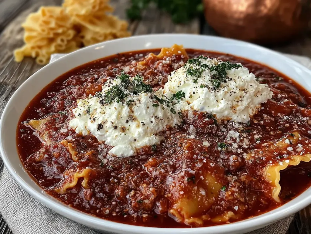 lasagna soup - featured image