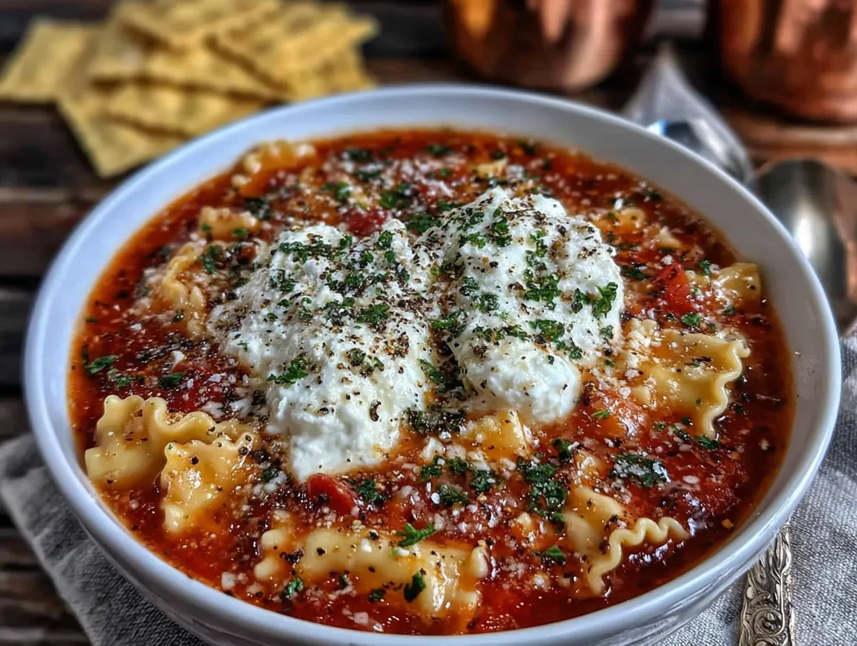 lasagna soup preparation steps