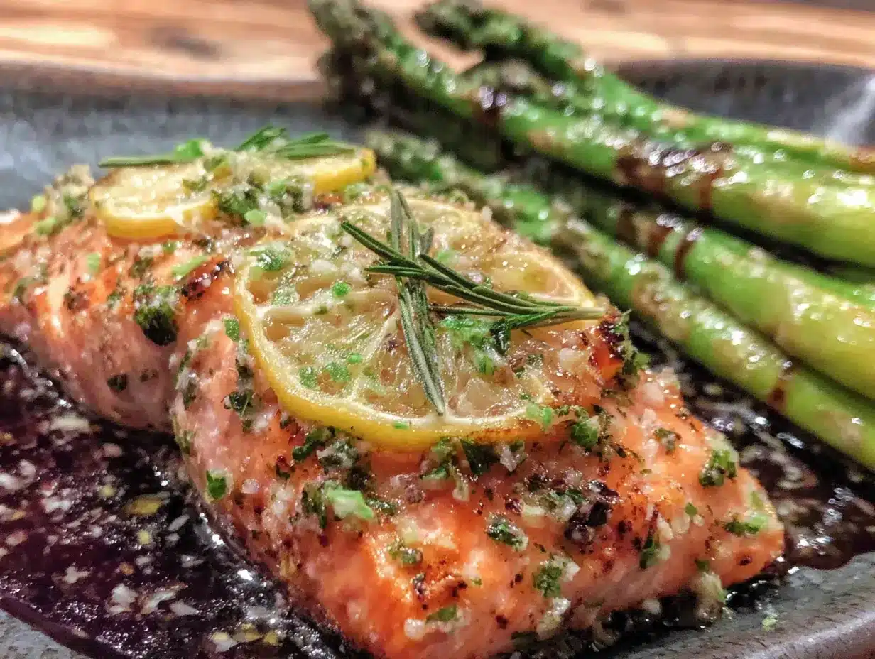 lemon herb baked salmon preparation steps